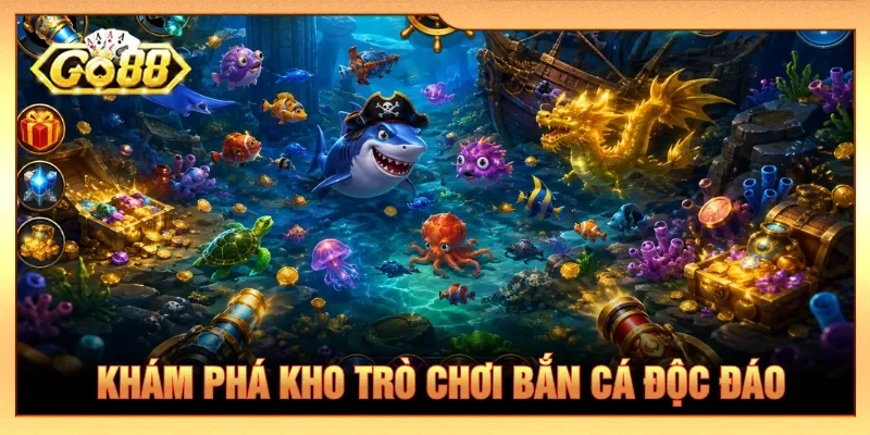 Danh mục bắn cá quy tụ các siêu phẩm chủ đề độc đáo