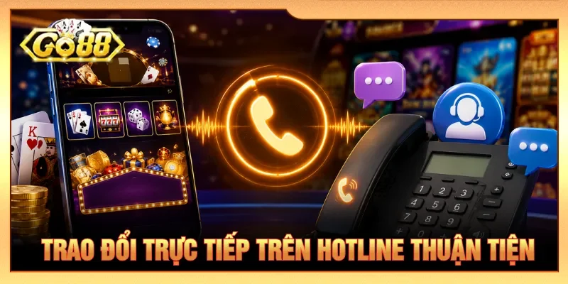 Kênh liên hệ Hotline kết nối trực tiếp và thuận tiện