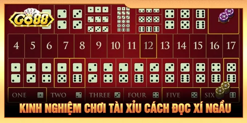 Kinh nghiệm chơi Tài Xỉu không nên cược quá nhiều cửa