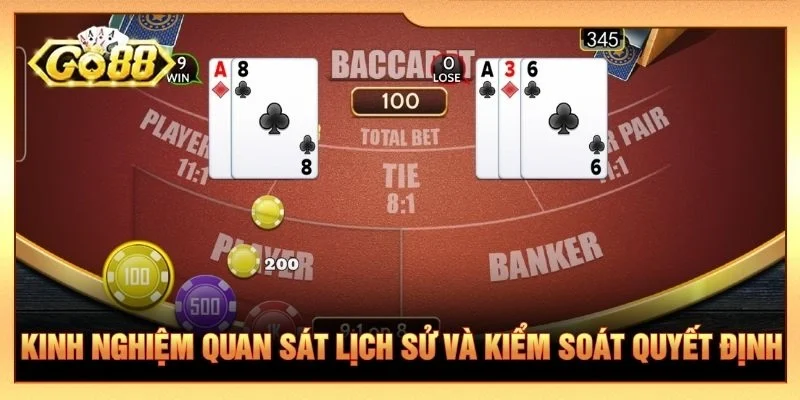 Kinh nghiệm quan sát lịch sử và kiểm soát quyết định