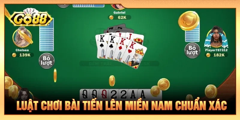 Luật chơi bài Tiến lên miền Nam thực hiện vòng đánh