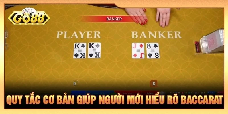 Quy tắc cơ bản giúp người mới hiểu rõ Baccarat