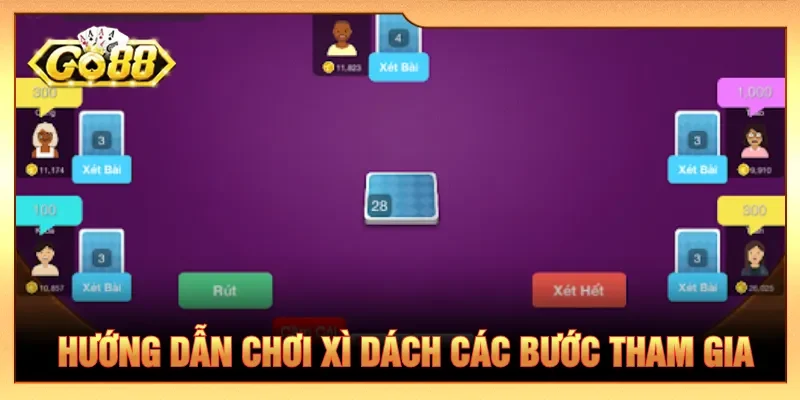 Quy trình hướng dẫn chơi Xì dách đơn giản cách đặt cược