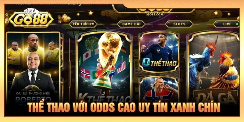 Thể thao với odds cao uy tín xanh chín