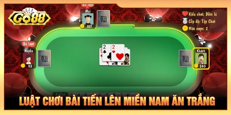 Trường hợp tới trắng luật chơi bài Tiến lên miền Nam